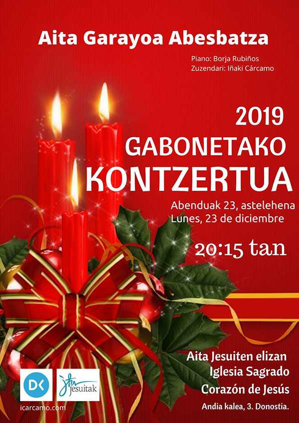 2019 ko Gabonetako Kontzertua - Concierto de Navidad 2019 Dosnostia - San Sebastián
