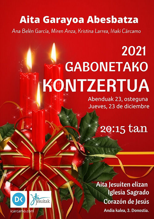 El Concierto de Navidad de Donostia 2021 – SUSPENDIDO