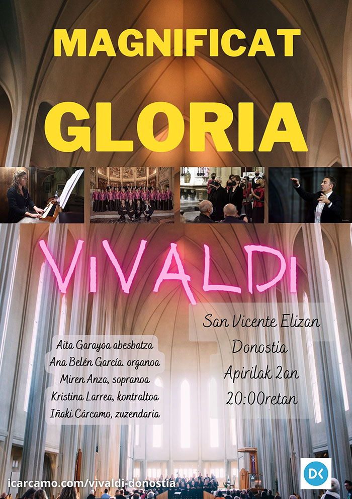 Magnificat y Gloria de Vivaldi – Concierto en Donostia