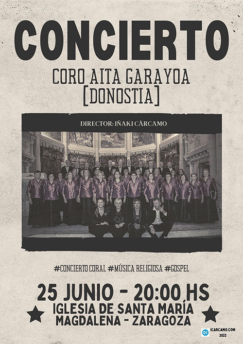 Concierto en Zaragoza - Aita Garayoa
